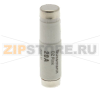Предохранитель, 20 A, AC 500 В, 50 кА, D1, 13.2x6 мм, gL/gG, IEC с задержкой Eaton FUSE-D1 20A T