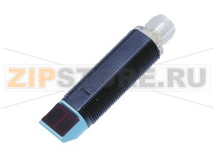 Рефлекторный датчик Retroreflective sensor GLK18-6-S/25/161/166 Pepperl+Fuchs Описание оборудованияRetroreflective sensor, M18 threaded housing design, plastic housing, side optical face, 5.5&nbspm detection range, red light, light on, AC/DC version, NPN-FET output, micro plug