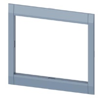 cover frame 137.6x 109.3mm (WxH) accessory for:  door feedthrough 3VA6 600 Siemens 3VA9333-0SB20