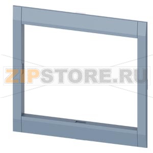 cover frame 137.6x 109.3mm (WxH) accessory for:  door feedthrough 3VA6 600 Siemens 3VA9333-0SB20 