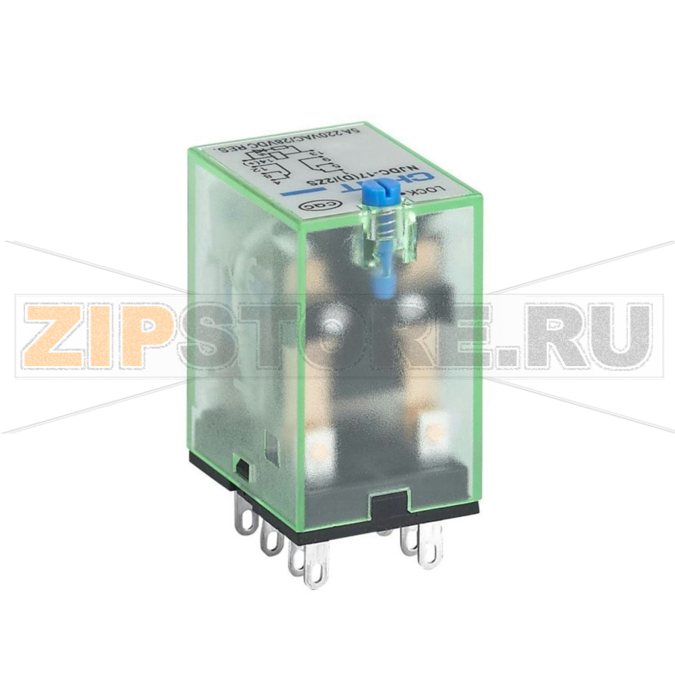 Реле промежуточное 220 В Chint NJDC-17(D)/2ZS 