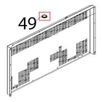 Guarn. antivibr. camino-scarico, Øi: 31 - Øe: 39.9-Sp=7.5 Unox XB 403