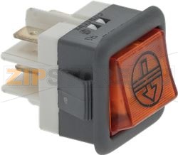 ОРАНЖЕВАЯ КНОПКА ЗАПУСКА РЕГЕНЕРАЦИИ 250 В, 16 А 