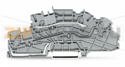 Multilevel installation terminal block; 4 mm; L; Push-in CAGE CLAMP®; 2,50 mm; gray Wago 2003-6650 