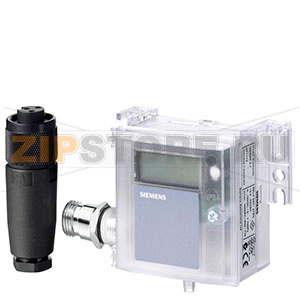 QBM4100-1D - Датчик перепада давления в воздуховоде с дисплеем, 0100 Па, с калибровочным сертификатом Siemens QBM4100-1D 