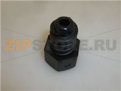 PIEDINO REGOLABILE NERO IN RESINA 