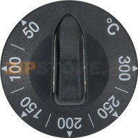 BLACK KNOB ø 50 mm 50-300°C