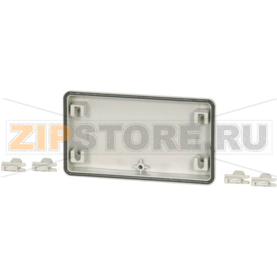 Пластина фланцевая, закрытая, (ДxШxВ) 23x250x116 мм, серая: 1 шт Eaton FL3-X 