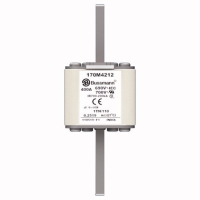 Предохранитель, 400 A, AC 690 В, 200 кА, DIN 1, 53x66x138 мм, aR, DIN, IEC Eaton FUSE 400A 690V