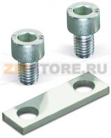 Перемычка; 2-канальные; серебристые Wago 400-405/405-772