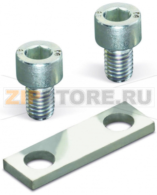 Перемычка; 2-канальные; серебристые Wago 400-405/405-772 