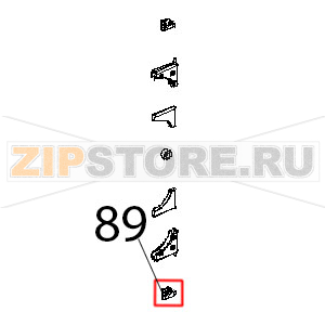 Ferma vetro interno sup. Unox XBC 604P Ferma vetro interno sup. Unox XBC 604PЗапчасть на деталировке под номером: 89