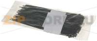 ЧЕРНЫЙ ЗАЖИМ 2.5X160 ММ - 100 ШТУК