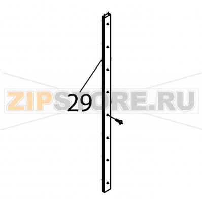 Door guide Fagor FI-2700I Door guide Fagor FI-2700IЗапчасть на деталировке под номером: 29Название запчасти Fagor на английском языке: Door guide FI-2700I.