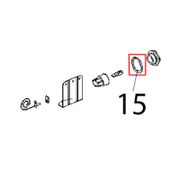 Guar. (FE01) PTFE puro, Ø: 53x44x4 portalamp. Unox XF 130