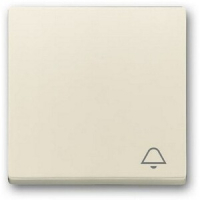 Клавиша выключателя c символом "Звонок", слоновая кость ABB 2CKA001751A3177