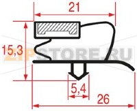 GUARNIZIONE AD INCASTRO 1385x630 mm