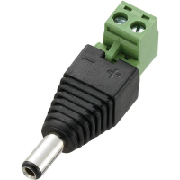 Штекер низковольтный 2.5 мм, 5.5 мм, 1 шт TRU Components 716315