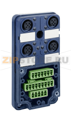 Модуль распределительный, пассивный, 4 канала, IP67 Schneider Electric ABE9C1241M 