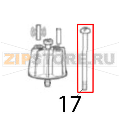 Screw Scotsman AF 124 Screw Scotsman AF 124Запчасть на деталировке под номером: 17