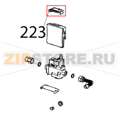Coperchio Unox XBC 615EG Coperchio Unox XBC 615EGЗапчасть на деталировке под номером: 223