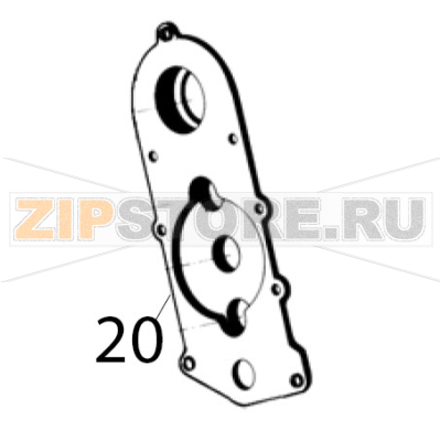 Gear box cover Ugolini MT 1 Gear box cover Ugolini MT 1Запчасть на деталировке под номером: 20
