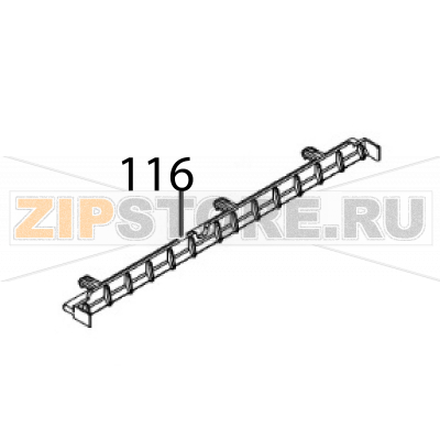 Cutter paper guide (upper) Sato CT412LX TT Cutter paper guide (upper) Sato CT412LX TTЗапчасть на деталировке под номером: 116Название запчасти на английском языке: Cutter paper guide (upper) Sato CT412LX TT.