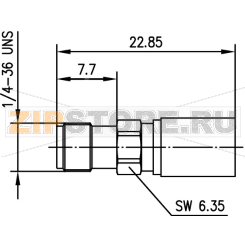 Разъем SMA, 50 Ом, 1 шт Telegärtner J01151A1061 