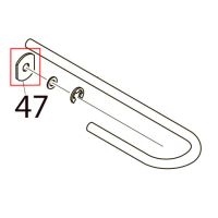 Ribbon shaft stopper Toshiba TEC B-SX5T-TS12/22-QQ