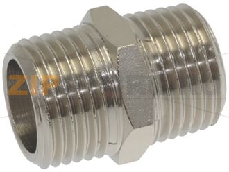 НИКЕЛИРОВАННЫЙ ПАТРУБОК Ø 1/2&quot;M-1/2&quot;M 