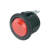 Переключатель клавишный 250 В/AC, 10 А, 2 x выкл/вкл, 1 шт SCI R13-244B-02 B/R