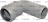 EXHAUST SLEEVE 90° WITH GASKET HT