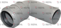 EXHAUST SLEEVE 90° WITH GASKET HT