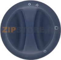 KNOB BLUE ø 76 mm SERIGRAFATA