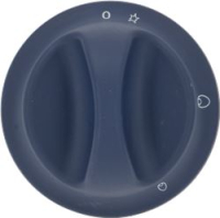 KNOB BLUE ø 76 mm SERIGRAFATA