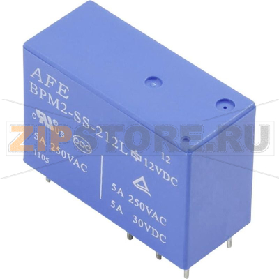 Реле электромагнитное 5 В/DC, 5 А, 1 шт AFE BPM2-SS-205L 