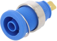 Гнездо 4 мм, 25 А, 1 кВ/DC, синее Hirschmann SEB 2610 F4,8 BL