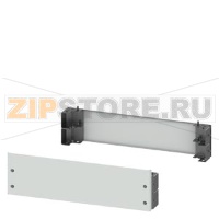 SIVACON, Base, for cabinets with front door H: 200 mm, W: 900 mm, RAL 7035, 4 feet and 2 masking frames Siemens 8MF1290-2CS