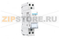 Контактор модульный 25 А, 2 полюса, 1 модуль, 2НО, 24 В/AC Hyundai Electric HIC2520NSX024C