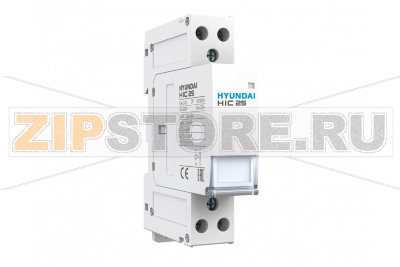 Контактор модульный 25 А, 2 полюса, 1 модуль, 2НО, 24 В/AC Hyundai Electric HIC2520NSX024C 