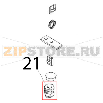 Fairlead Angelo Po FM1221E1 Fairlead Angelo Po FM1221E1Запчасть на деталировке под номером: 21