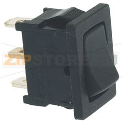 INTERRUTTORE DEVIATORE UNIPOLARE NERO 