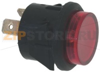 КРАСНАЯ ИНДИКАТОРНАЯ ЛАМПА, 220 В, Ø 25 ММ