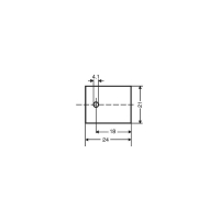 Шайба изолирующая 24x21 мм, 1 шт Fischer Elektronik GS 218