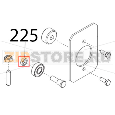 Rondella a spessore cuscinetto Sirman Palladio 350 Top Rondella a spessore cuscinetto Sirman Palladio 350 TopЗапчасть на деталировке под номером: 225