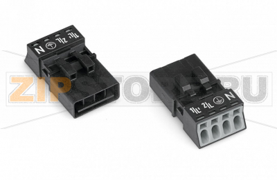 Штекер; 4-пол.; 1,50 mm; черные Wago 890-214 Protected against mismating and maintenance-freePush-in CAGE CLAMP® spring pressure connection technology allows solid conductors to be simply pushed into a unit.Low profile with 4.4 mm pole spacingWhen assembled, the installation connectors comply with IP40 and are suitable for easily accessible areas....
