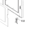 Front, tee handle Menumaster RCS511-P1325802M