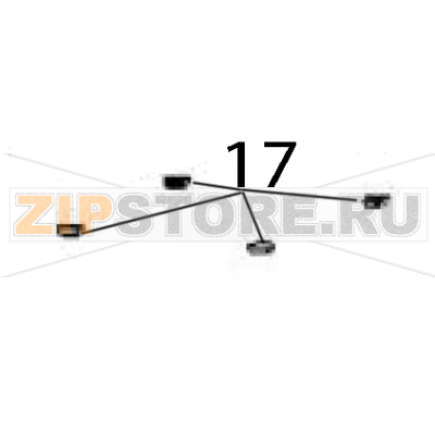 Rubber foot (set of 5) Zebra ZD430 Rubber foot (set of 5) Zebra ZD430Запчасть на деталировке под номером: 17