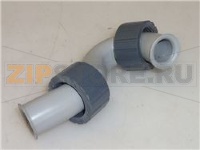 TUBO DI SCARICO CON GHIERA 1/2