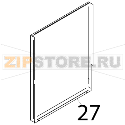 Pannello esterno sinistro Teikos TS603 Pannello esterno sinistro Teikos TS603Запчасть на деталировке под номером: 27
